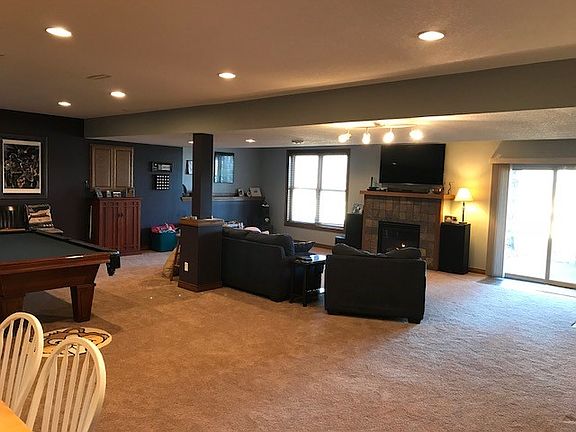 Lower level great room