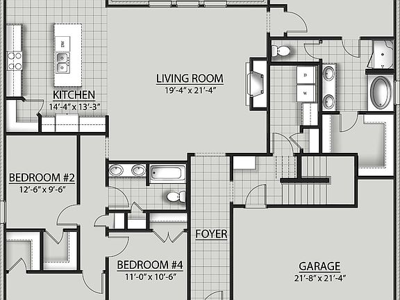 Colebrook II A - Open Floor Plan - DSLD Homes