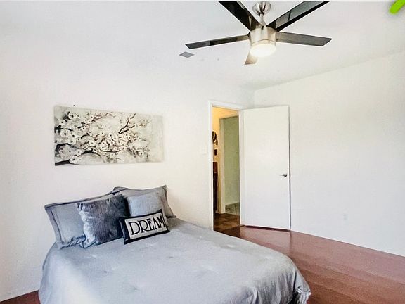 "Live large" in your large bedroom with 2 closets, ceiling fan, large windows, central air and heat.