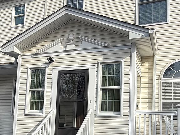 Unit 3's private entrance at the back of the property.