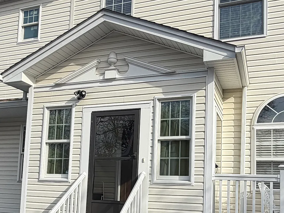 Unit 3's private entrance at the back of the property.