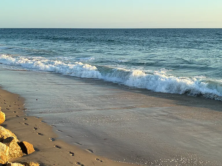 Pristine and serene Strands Beach nearby.