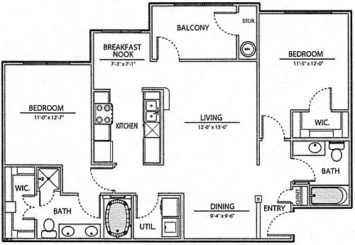 Floor plan B3