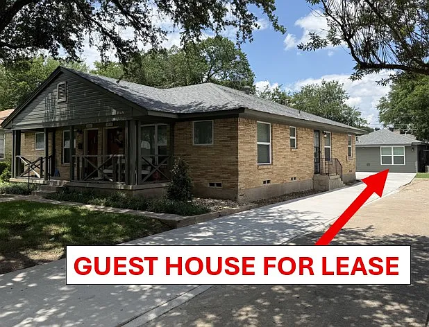 The Guest House is behind the Duplex