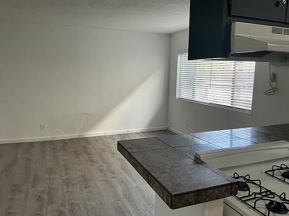 View of living room from kitchen