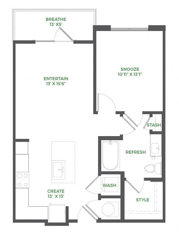Floor plan A1