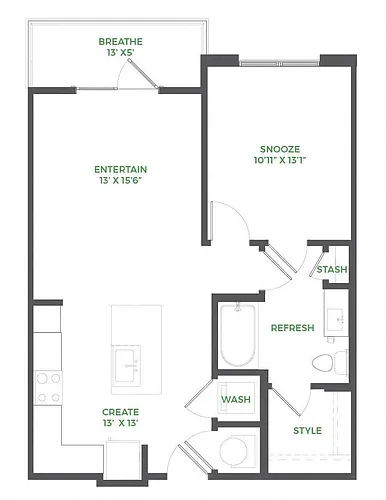 Floor plan A1
