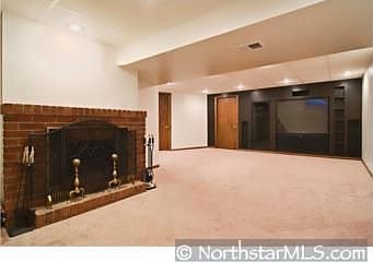 Lower level media room