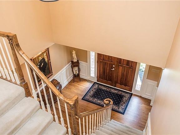 The view of the foyer from the second floor.