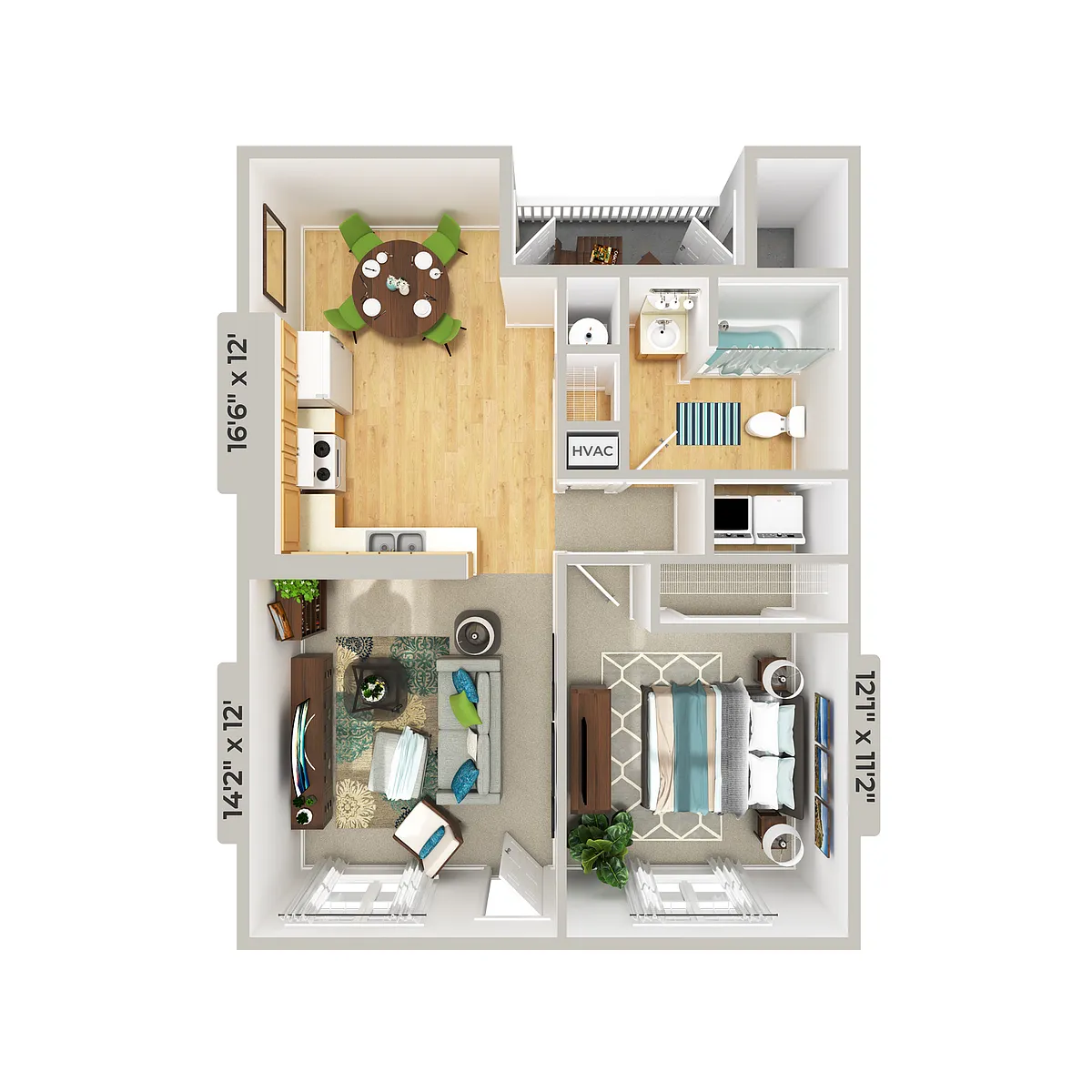 Floor plan A - Hawthorne