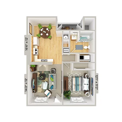 Floor plan A - Hawthorne