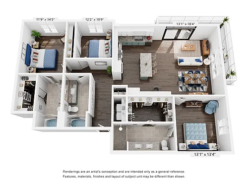 Floor plan Redbud