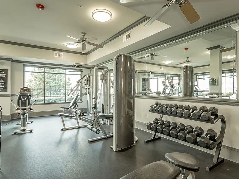 Fitness center at Amberleigh Ridge