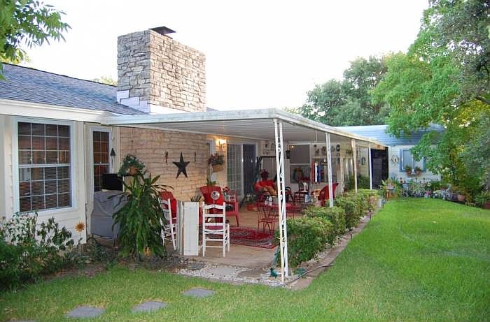 rear patio