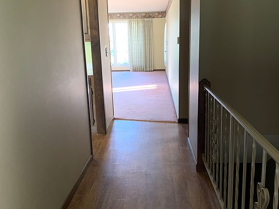 Look through front door 