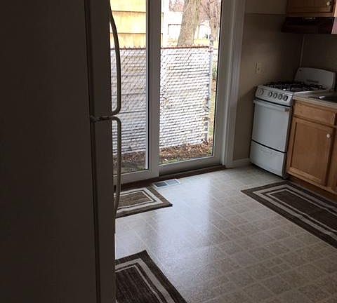 Small patio off the kitchen.