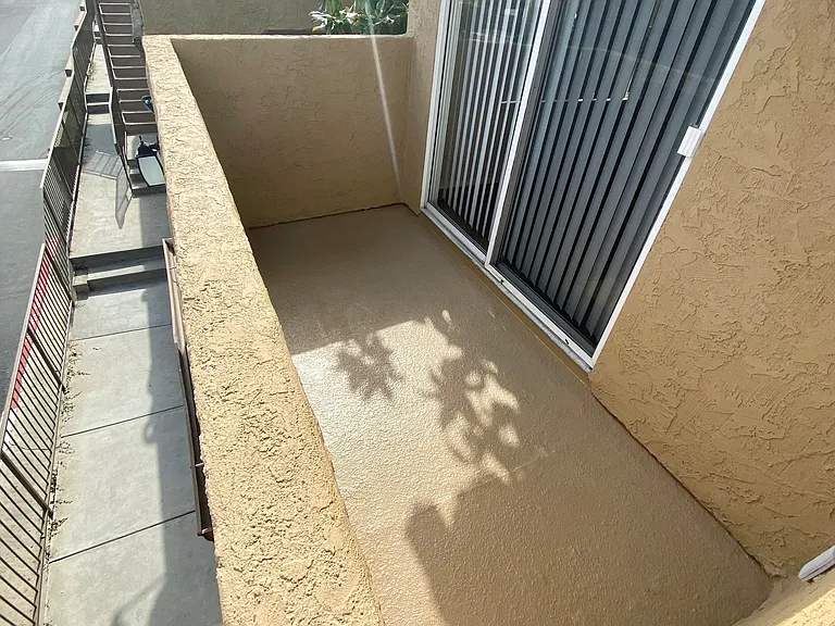 Private balcony at Grande Vista Apartments.