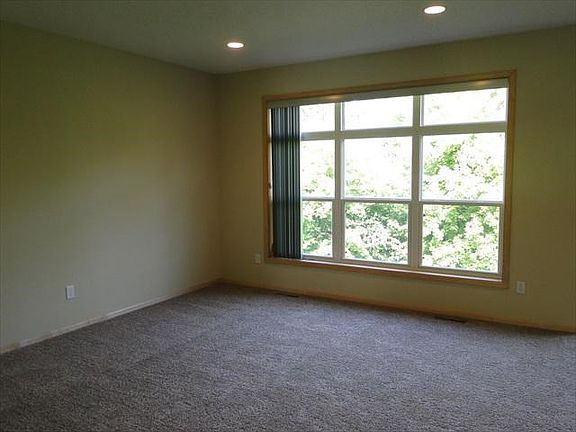 Family room overlooking private backyard