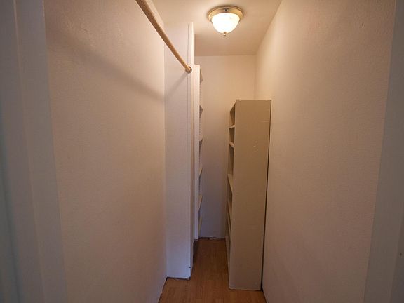 walk in closet in master bedroom