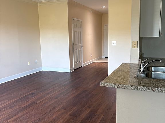 View of living room from the dining area.