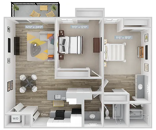 Floor plan B3-1000-1-WD