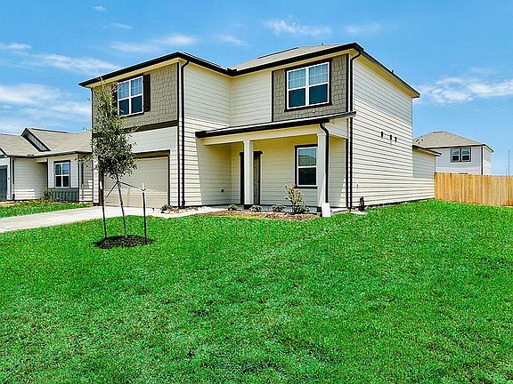 Front-side view of the home from frontyard.