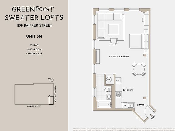 2nd image of 239 Banker St APT 3n