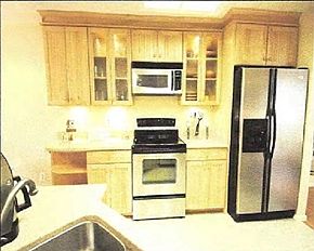 updated stainless appliances