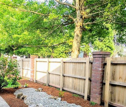 rock creek with plantings
