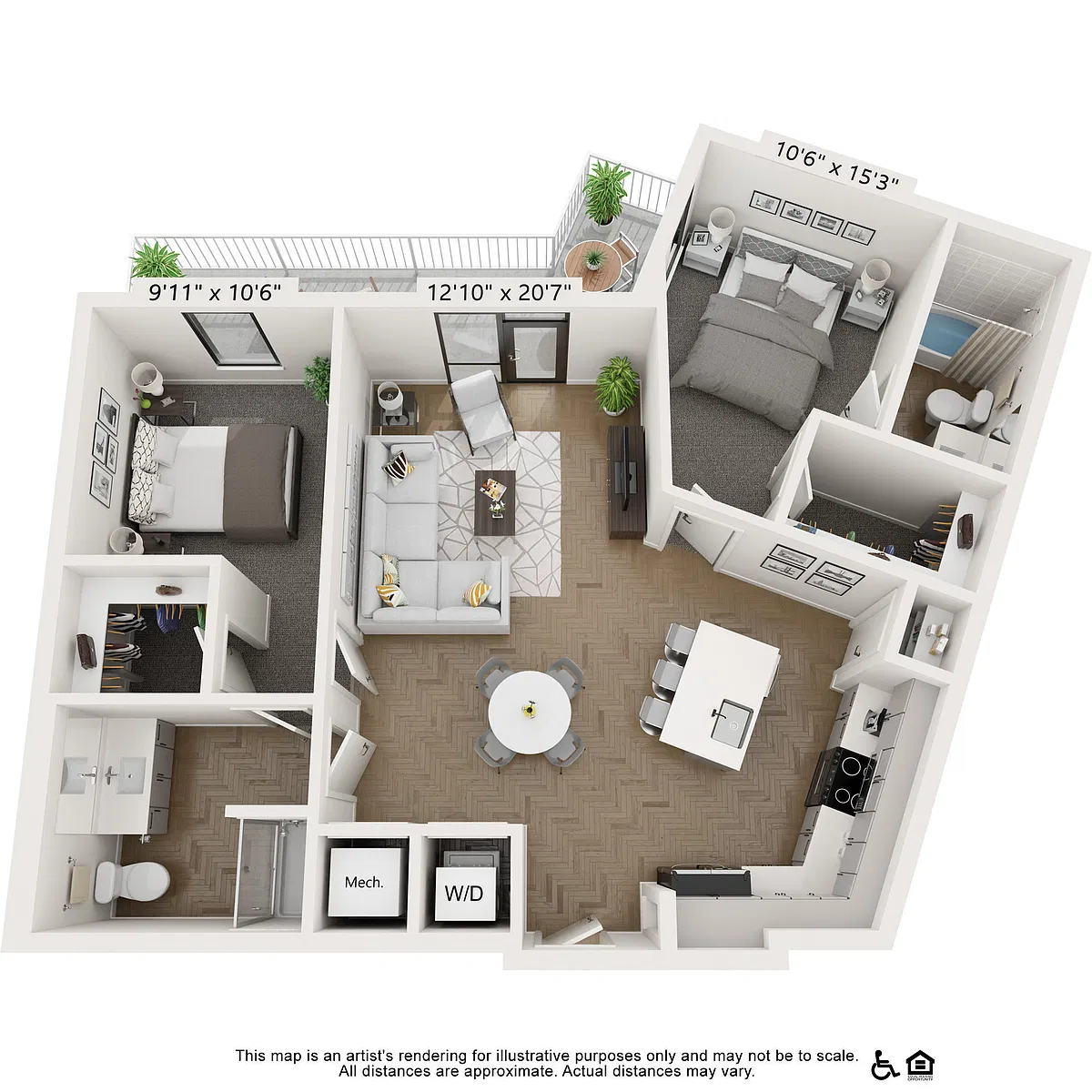 Floor plan B1