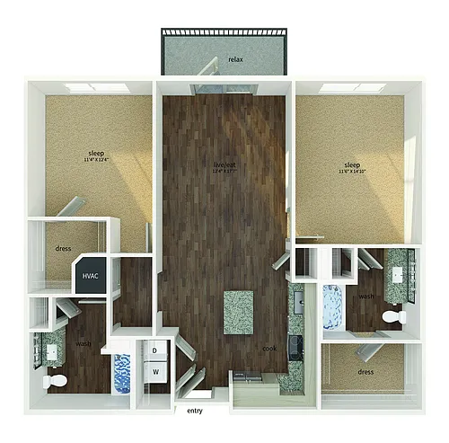 Floor plan B1