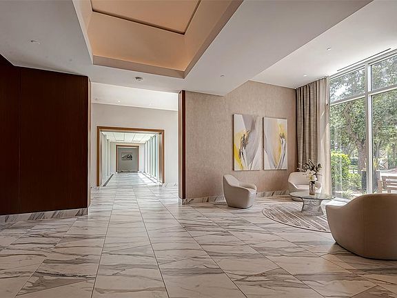 Main entrance with 24-7 concierge.