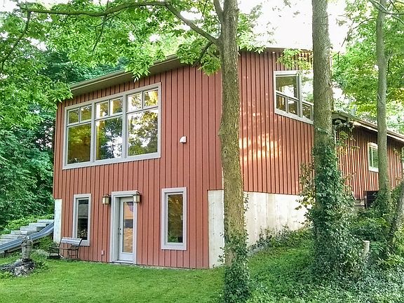 back yard from the north