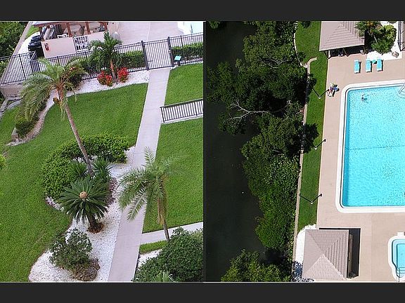 Beautiful landscaping & pool