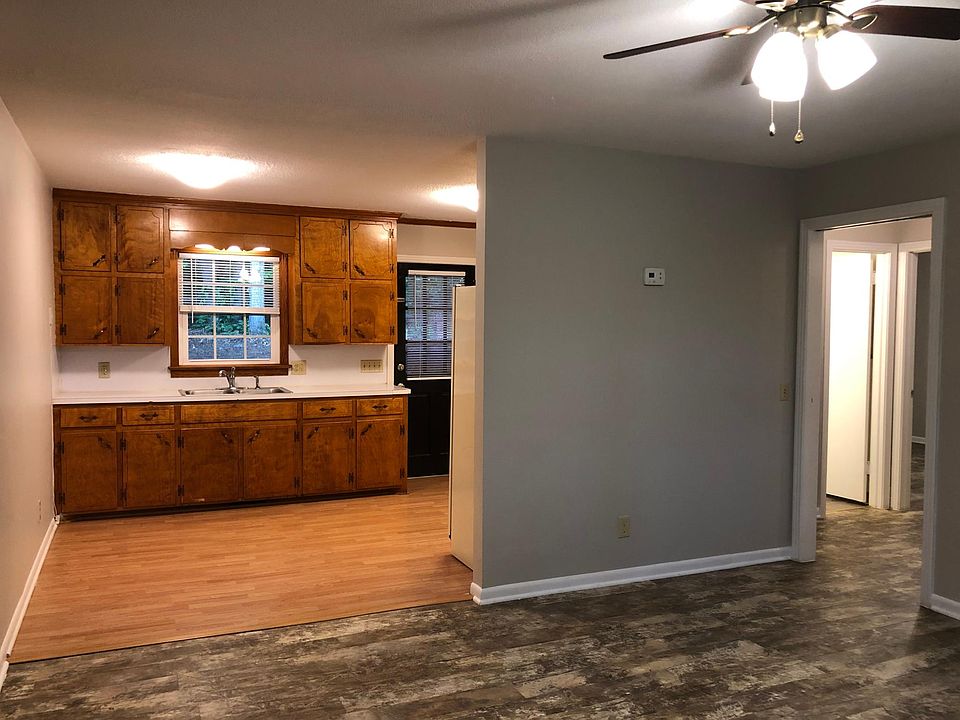 Living room and kitchen