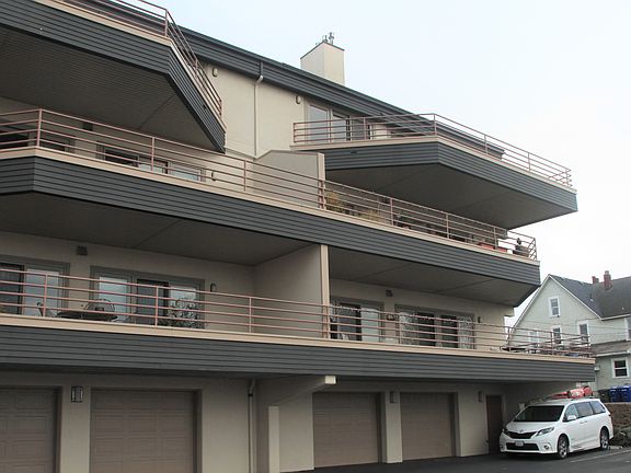 Private condo deck top right