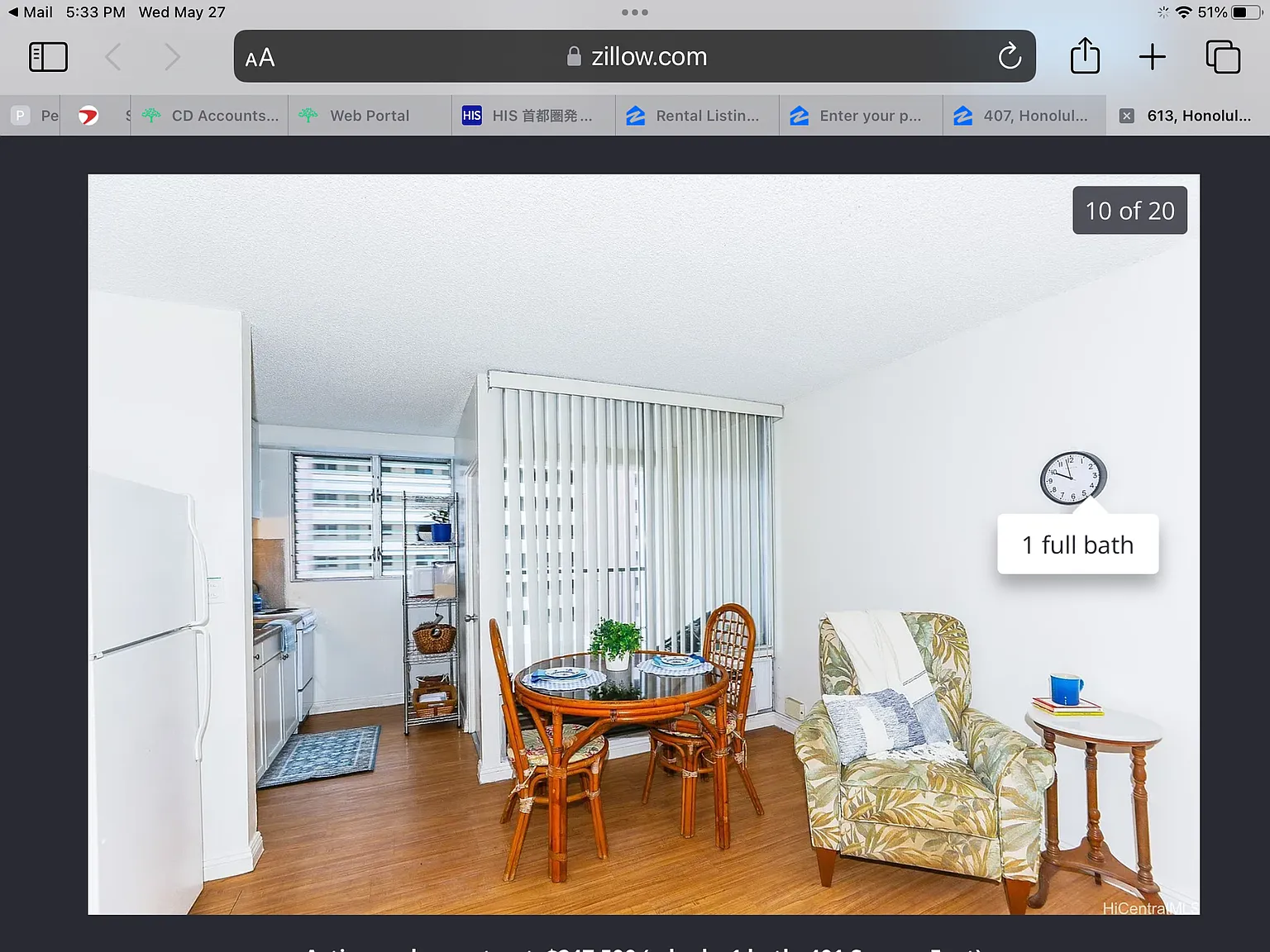 Studio, 401 sqft, $1,875 — Photo 3