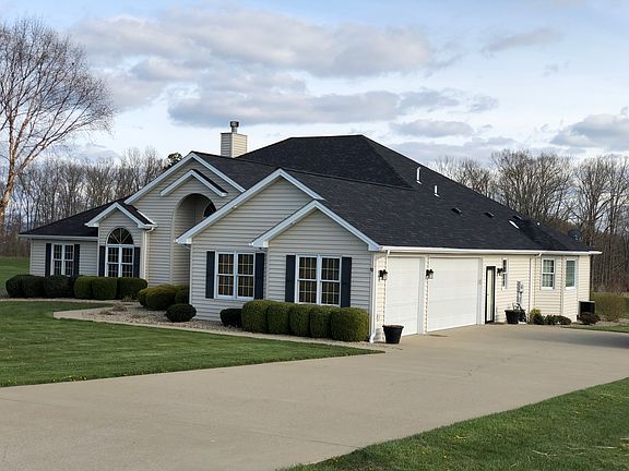 Large concrete driveway