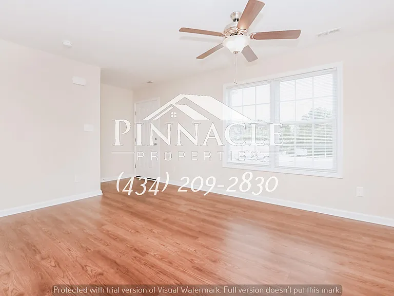 Open layout living room and front door