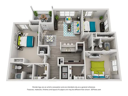 Floor plan Piedmont
