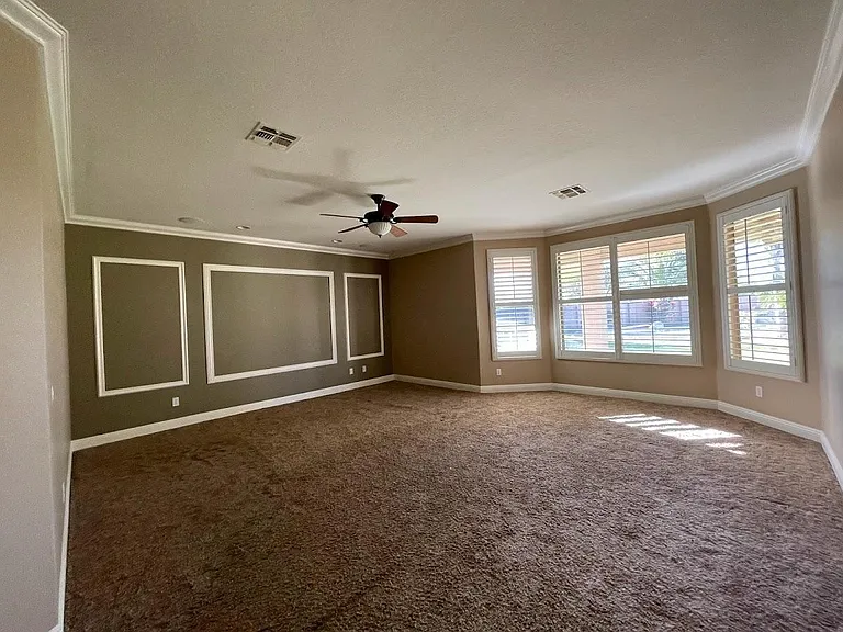 Master Bedroom with Bay window sitting area