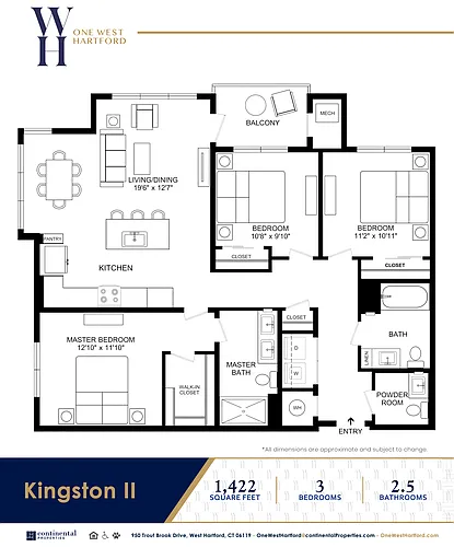 Floor plan Kingston II