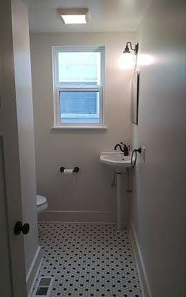 Downstairs half bath