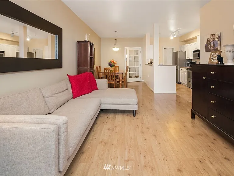 Another view of the living room. Virtual staging.