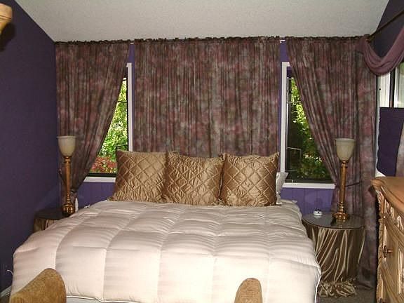 Master suite with private bath and lots of closet space.