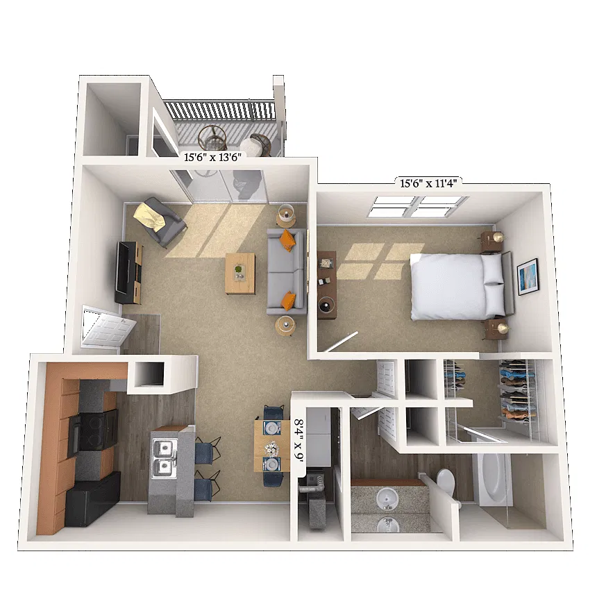 Floor plan 11B
