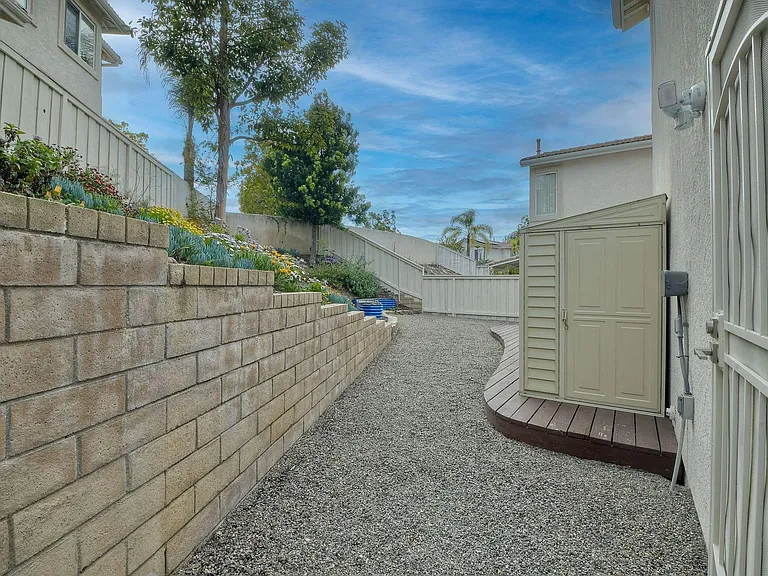 Back Yard/Storage Area/Garage Door