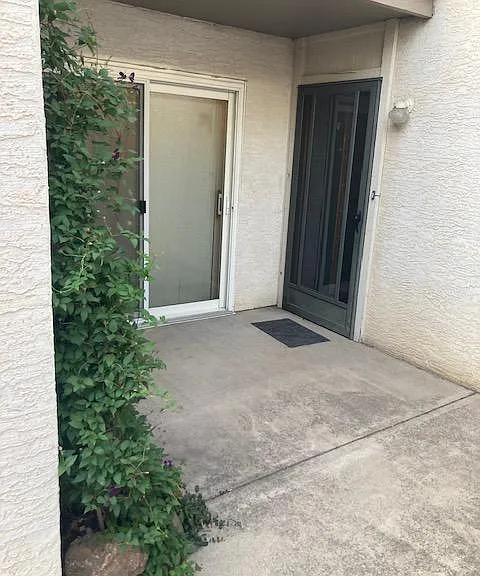 Front door outside