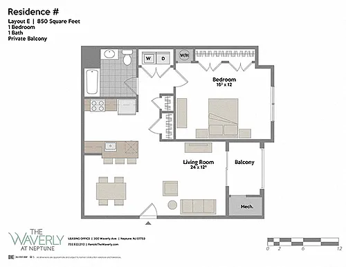 Floor plan Layout E