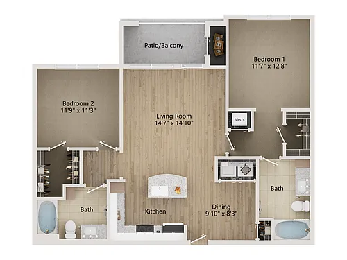 Floor plan B2